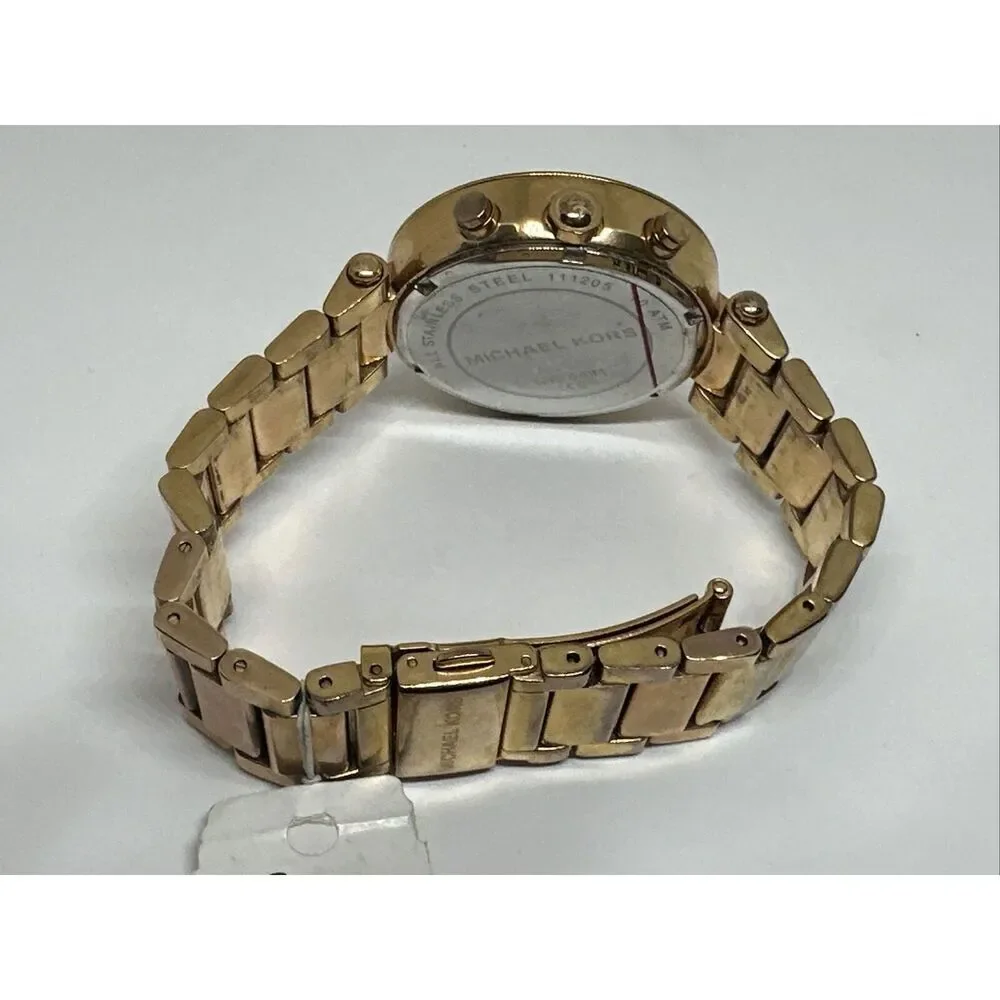 Michael Kors Parker MK5491 Women's Gold Stainless Steel Analog Dial Watch NUL35